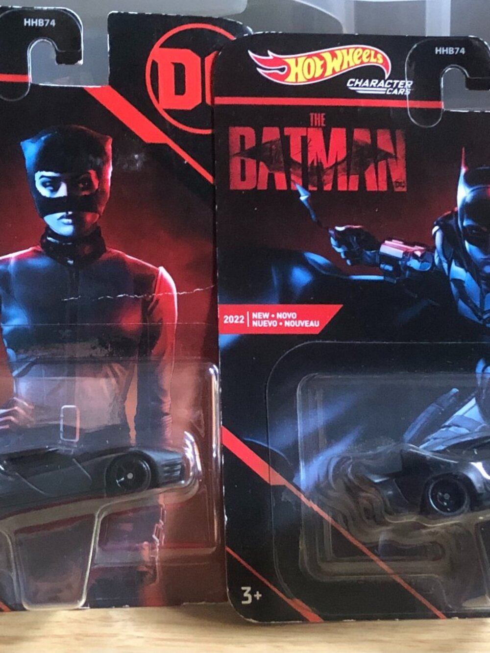 Hot Wheels Batman & Selina Kyle Character Cars Set